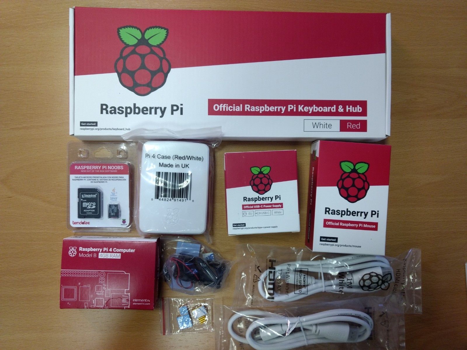 Our desktop computers: Raspberry Pi 4 + 2 vertical monitors.